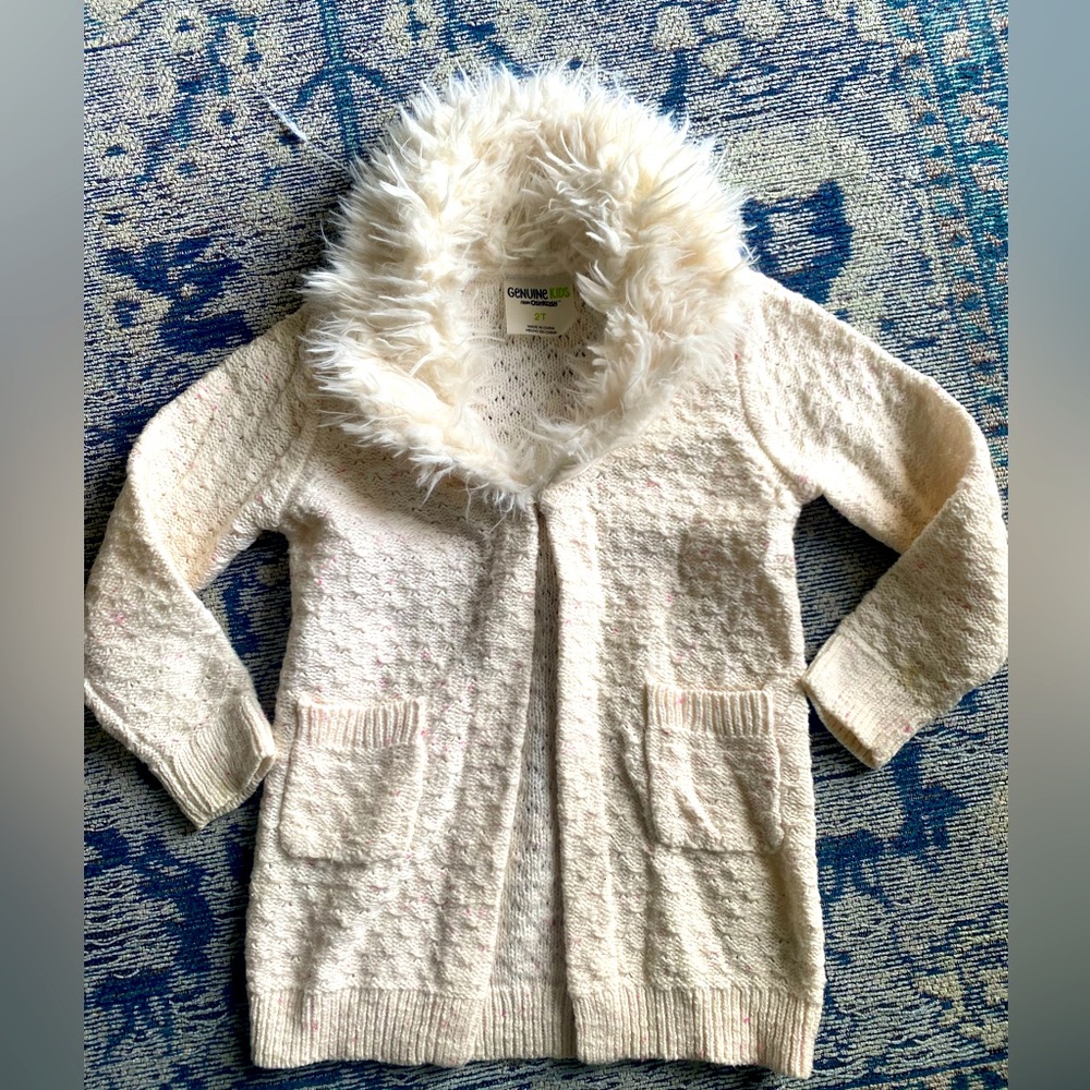 Toddler girls knit cardigan